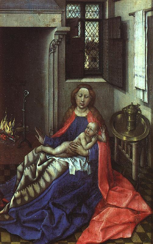 Robert Campin Madonna by the Fireside oil painting image